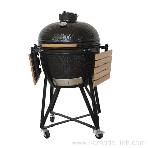 Iron Window Grill Design Kamado Charcoal BBQ Grill